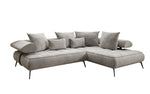Lade das Bild in den Galerie-Viewer, Elegantes Designer L-Sofa Sydney: Elektrische Schlaffunktion, Samtbezug, Großzügiger Stauraum
