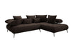 Luxuriöses Designer L-Sofa Sydney Bouclé mit Elektrischer Relaxfunktion & Stauraum