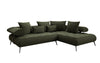 Luxuriöses Designer L-Sofa Sydney Bouclé mit Elektrischer Relaxfunktion & Stauraum