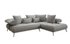 Luxuriöses Designer L-Sofa Sydney Bouclé mit Elektrischer Relaxfunktion & Stauraum