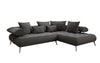 Luxuriöses Designer L-Sofa Sydney Bouclé mit Elektrischer Relaxfunktion & Stauraum