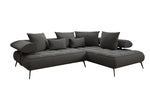 Lade das Bild in den Galerie-Viewer, Luxuriöses Designer L-Sofa Sydney Bouclé mit Elektrischer Relaxfunktion &amp; Stauraum
