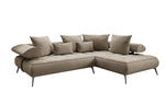 Lade das Bild in den Galerie-Viewer, Elegantes Designer L-Sofa Sydney: Elektrische Schlaffunktion, Samtbezug, Großzügiger Stauraum
