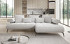 Luxus U-Sofa Sydney L mit elektrischer Schlaffunktion und Bouclé-Stoff