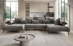 Lade das Bild in den Galerie-Viewer, Luxuriöses Sydney U-Sofa aus Samt mit Elektrischer Schlaffunktion &amp; Stauraum
