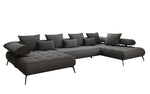 Lade das Bild in den Galerie-Viewer, Luxuriöses Designer U-Sofa Sydney Bouclé – Elektrische Schlaffunktion, Stauraum, Höchster Komfort
