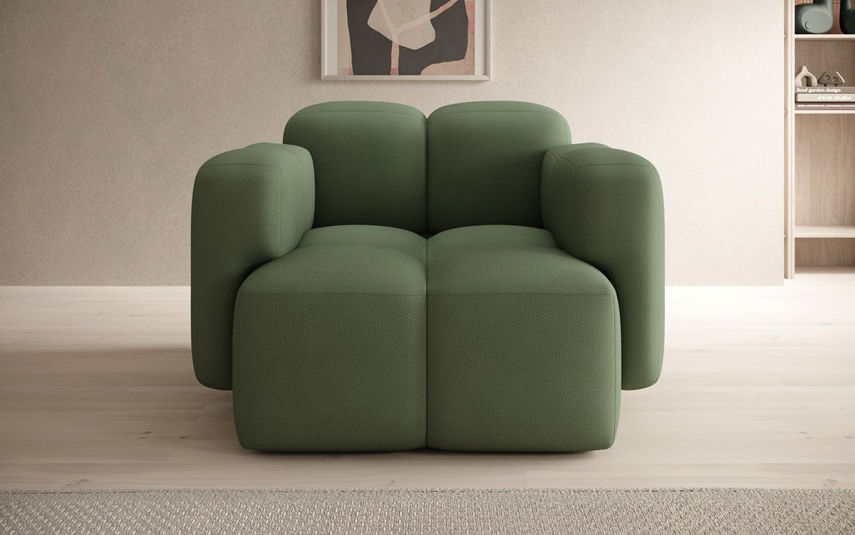 Luxuriöser Designer Sessel Celly: Modernes Stoff-Sofa für Ihr stilvolles Zuhause