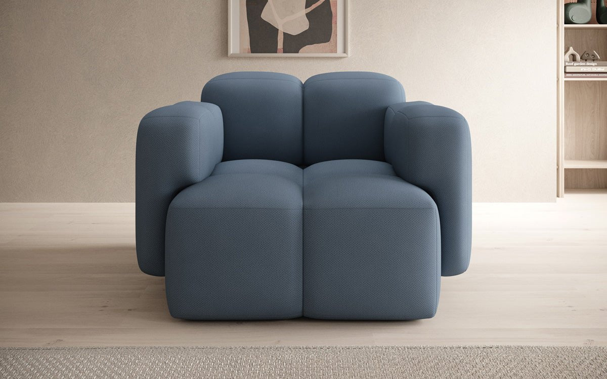 Luxuriöser Designer Sessel Celly: Modernes Stoff-Sofa für Ihr stilvolles Zuhause