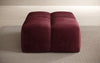 Celly Samt Beistellhocker Pouf: Luxuriöser Komfort, Vielseitig & Modernes Design