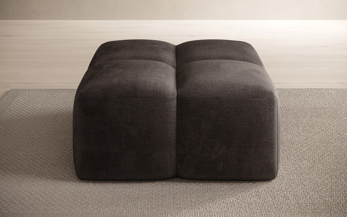 Celly Samt Beistellhocker Pouf: Luxuriöser Komfort, Vielseitig & Modernes Design