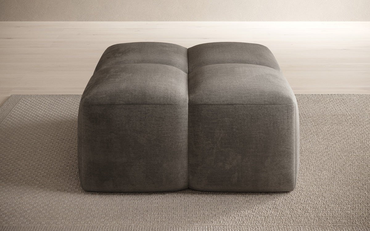 Celly Samt Beistellhocker Pouf: Luxuriöser Komfort, Vielseitig & Modernes Design