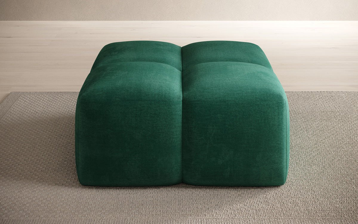 Celly Samt Beistellhocker Pouf: Luxuriöser Komfort, Vielseitig & Modernes Design