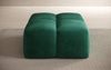Celly Samt Beistellhocker Pouf: Luxuriöser Komfort, Vielseitig & Modernes Design