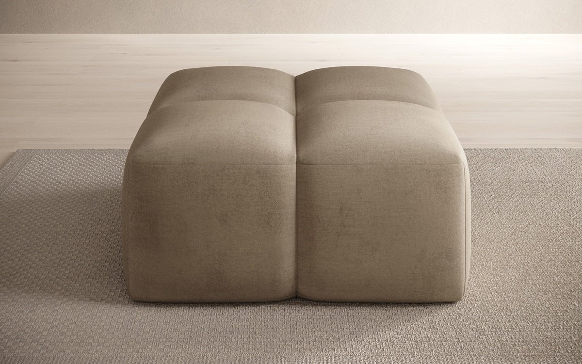Celly Samt Beistellhocker Pouf: Luxuriöser Komfort, Vielseitig & Modernes Design