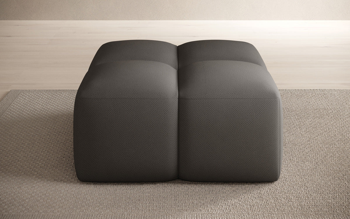 Celly Stoff Beistellhocker: Moderner Runder Pouf für Gemütlichkeit & Stil