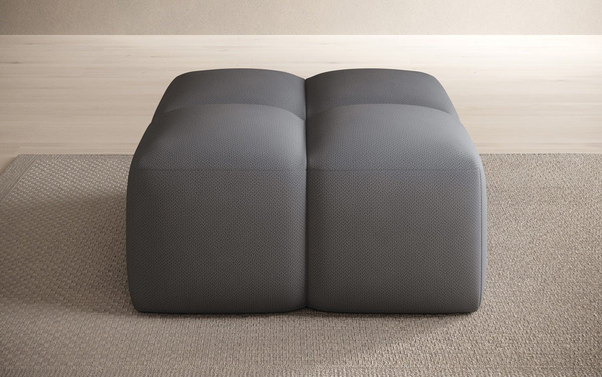 Celly Stoff Beistellhocker: Moderner Runder Pouf für Gemütlichkeit & Stil