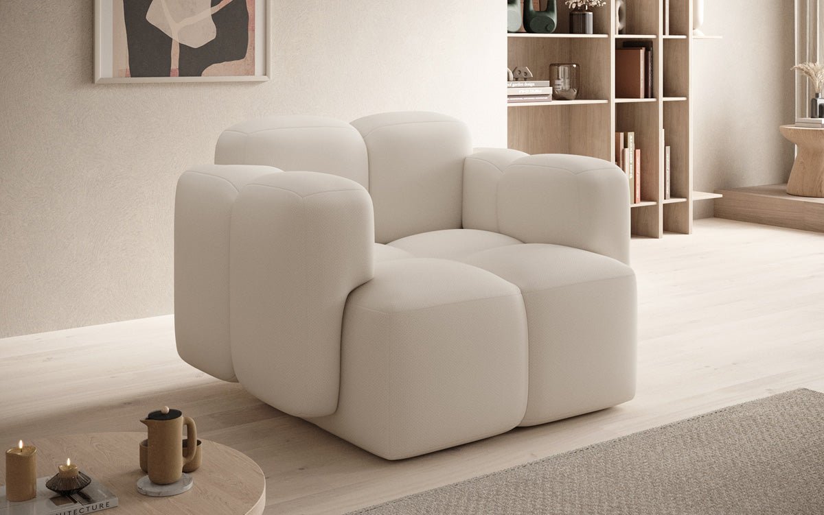 Luxuriöser Designer Sessel Celly: Modernes Stoff-Sofa für Ihr stilvolles Zuhause
