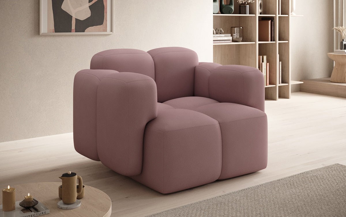 Luxuriöser Designer Sessel Celly: Modernes Stoff-Sofa für Ihr stilvolles Zuhause