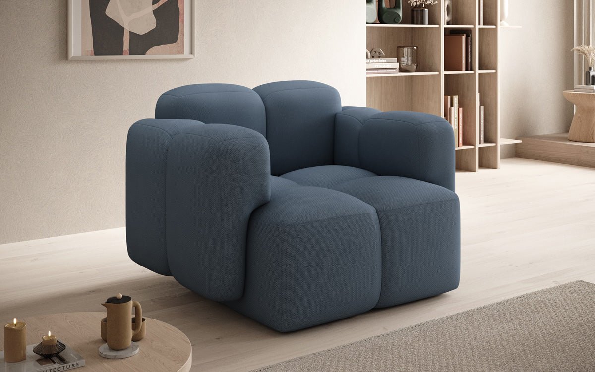 Luxuriöser Designer Sessel Celly: Modernes Stoff-Sofa für Ihr stilvolles Zuhause