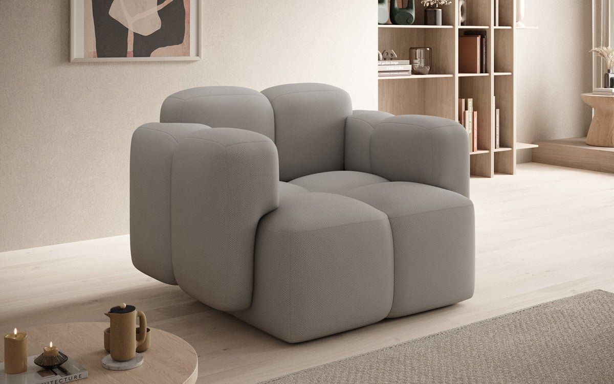 Luxuriöser Designer Sessel Celly: Modernes Stoff-Sofa für Ihr stilvolles Zuhause