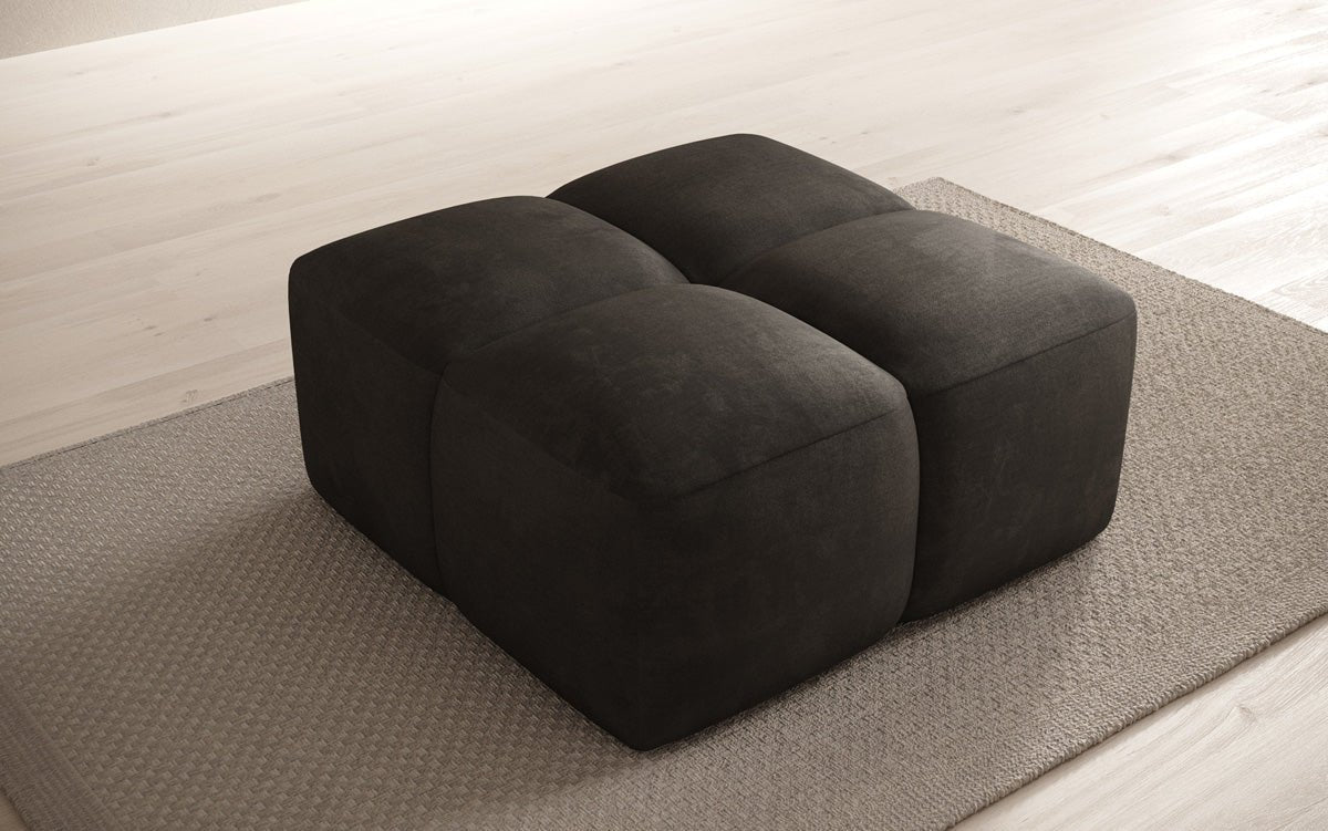 Celly Samt Beistellhocker – Eleganter, Bequemer, Vielseitiger Sitz für Ihr Zuhause