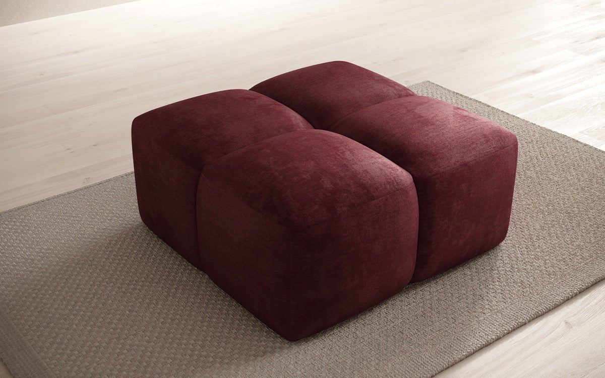 Celly Samt Beistellhocker – Eleganter, Bequemer, Vielseitiger Sitz für Ihr Zuhause