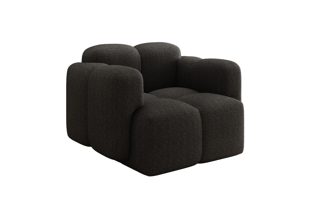 Exklusiver Designer Bouclé Sessel Celly – Stilvoller, Komfortabler Armlehnstuhl