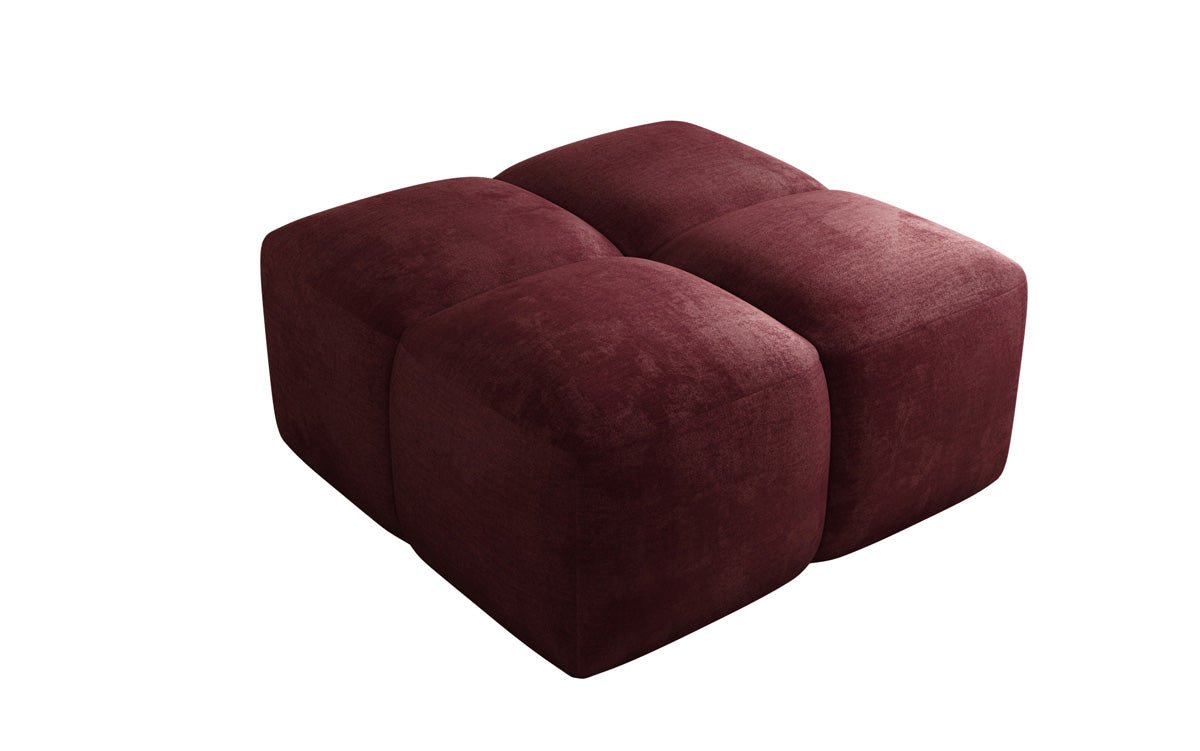 Celly Samt Beistellhocker Pouf: Luxuriöser Komfort, Vielseitig & Modernes Design