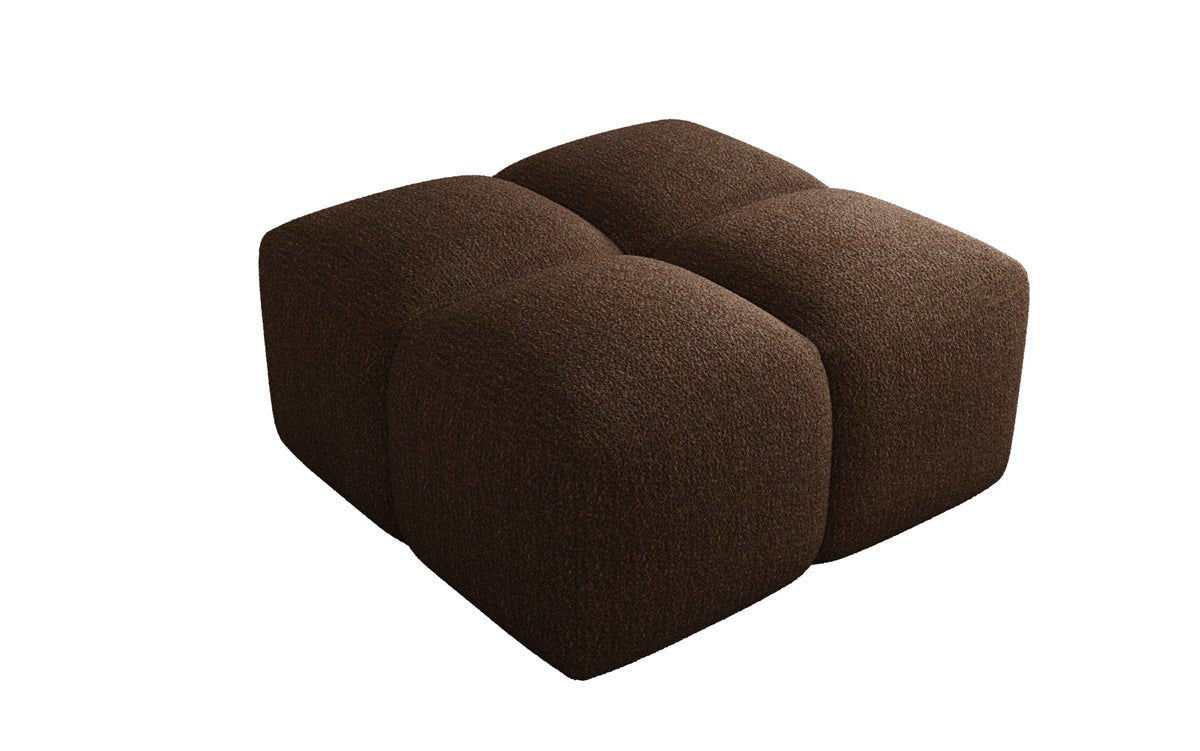 Luxuriöser Bouclé Beistellhocker Celly: Modern, Gemütlich, Vielseitig für Ihr Zuhause