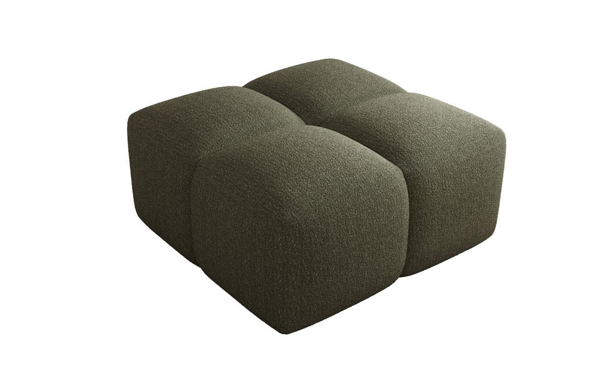 Luxuriöser Bouclé Beistellhocker Celly: Modern, Gemütlich, Vielseitig für Ihr Zuhause