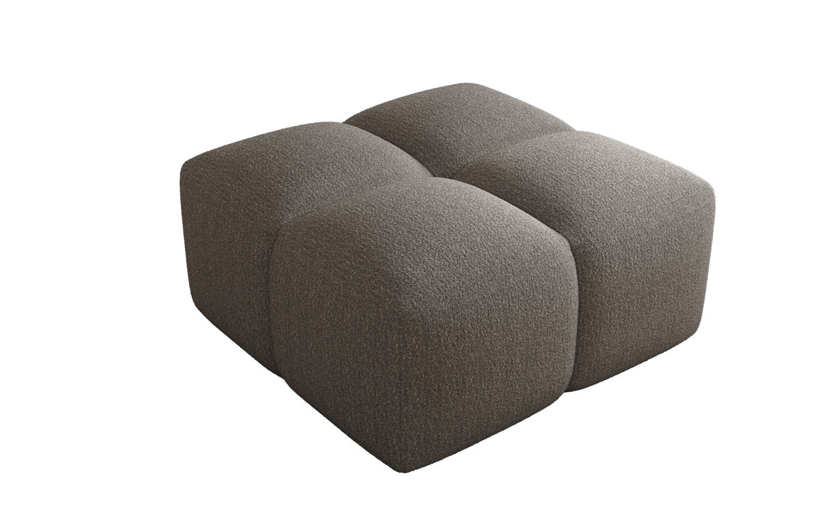 Vielseitiger Celly Bouclé Beistellhocker: Moderner Samt-Pouf für stilvolles Wohnen und Komfort