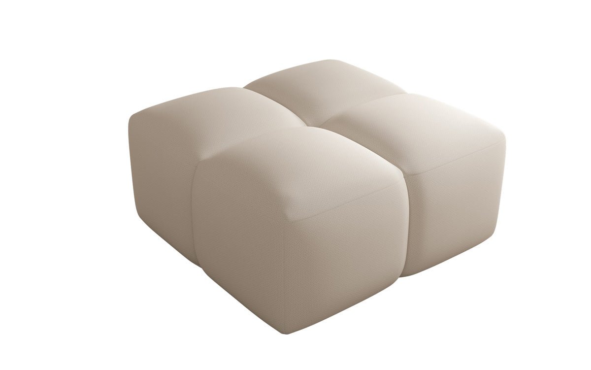 Celly Stoff Beistellhocker: Moderner Runder Pouf für Gemütlichkeit & Stil