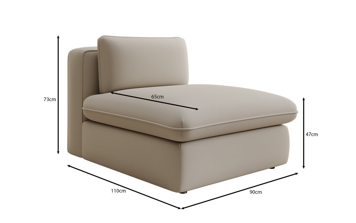 Cuddle Designer Sofa-Sessel aus Stoff – Moderner Komfort für Ihr Wohnzimmer
