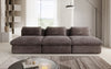 Luxuriöses Cord-Designer-Sofa Cuddle: Gemütlicher 3-Sitzer für modernes Wohnzimmer