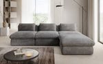 Lade das Bild in den Galerie-Viewer, Gemütliches Designer L-Sofa Cuddle aus Cordstoff – Modernes Ecksofa Wohnzimmer
