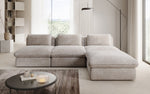 Lade das Bild in den Galerie-Viewer, Gemütliches Designer L-Sofa Cuddle aus Cordstoff – Modernes Ecksofa Wohnzimmer
