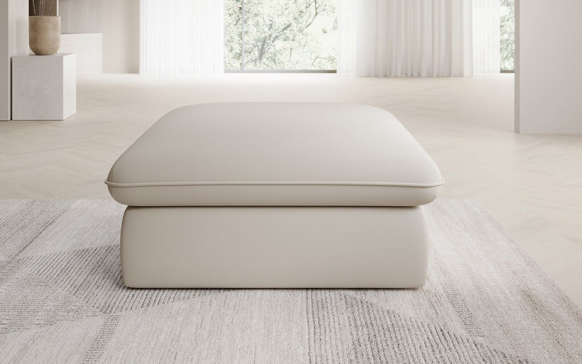 Gemütlicher Cuddle Beistellhocker, 90x90cm, Stoffbezug, Komfort für Ihr Zuhause