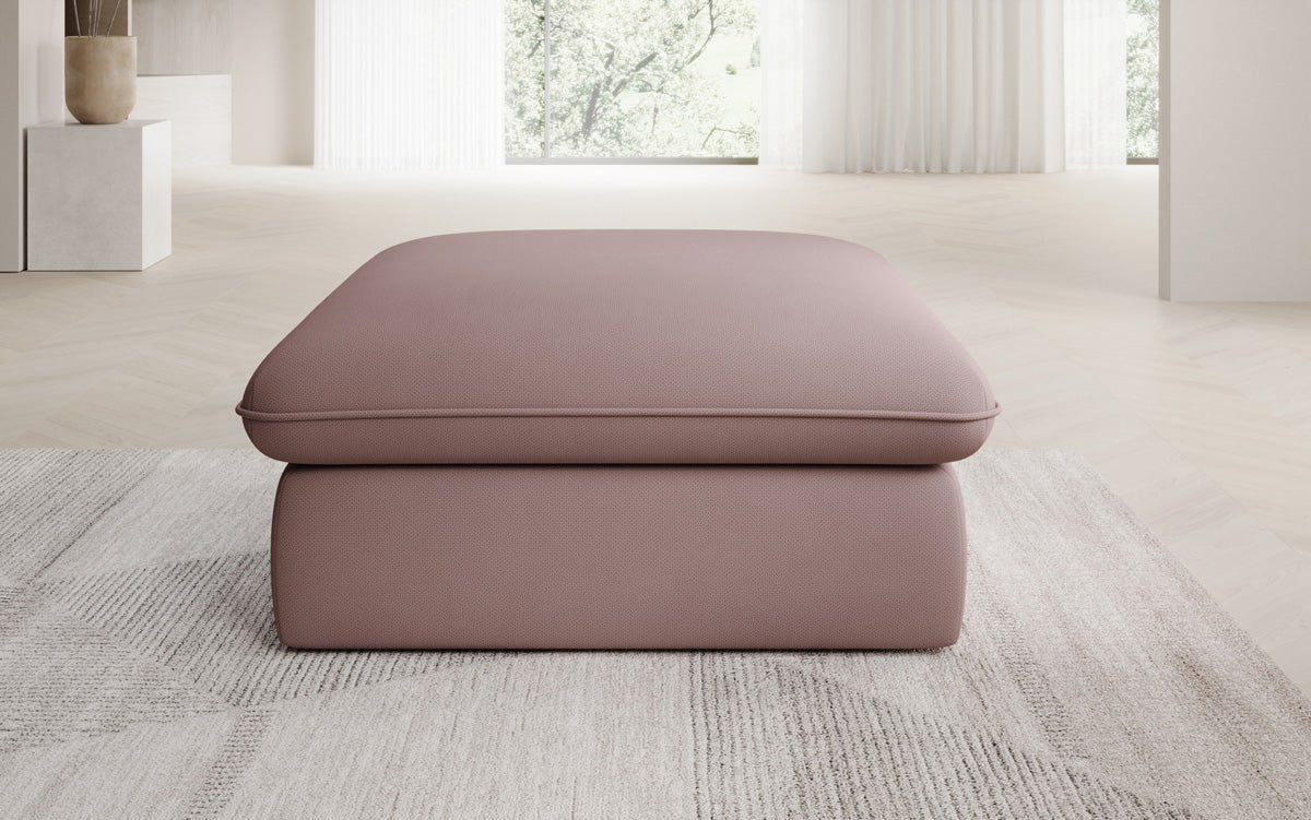 Gemütlicher Cuddle Beistellhocker, 90x90cm, Stoffbezug, Komfort für Ihr Zuhause