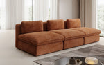 Lade das Bild in den Galerie-Viewer, Luxuriöses Cord-Designer-Sofa Cuddle: Gemütlicher 3-Sitzer für modernes Wohnzimmer
