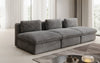 Luxuriöses Cord-Designer-Sofa Cuddle: Gemütlicher 3-Sitzer für modernes Wohnzimmer