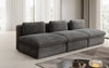 Luxuriöses Cord-Designer-Sofa Cuddle: Gemütlicher 3-Sitzer für modernes Wohnzimmer