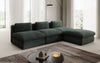 Gemütliches Designer L-Sofa Cuddle aus Cordstoff – Modernes Ecksofa Wohnzimmer