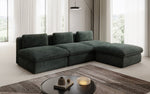 Lade das Bild in den Galerie-Viewer, Gemütliches Designer L-Sofa Cuddle aus Cordstoff – Modernes Ecksofa Wohnzimmer
