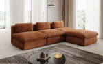 Lade das Bild in den Galerie-Viewer, Gemütliches Designer L-Sofa Cuddle aus Cordstoff – Modernes Ecksofa Wohnzimmer
