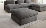 Lade das Bild in den Galerie-Viewer, Gemütlicher Kord Beistellhocker Cuddle 90x90cm – Vielseitiger Pouf für Ihr Zuhause
