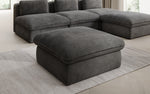 Lade das Bild in den Galerie-Viewer, Gemütlicher Kord Beistellhocker Cuddle 90x90cm – Vielseitiger Pouf für Ihr Zuhause
