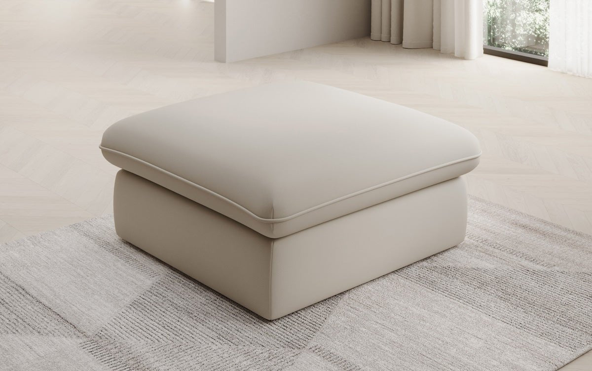 Gemütlicher Cuddle Beistellhocker, 90x90cm, Stoffbezug, Komfort für Ihr Zuhause