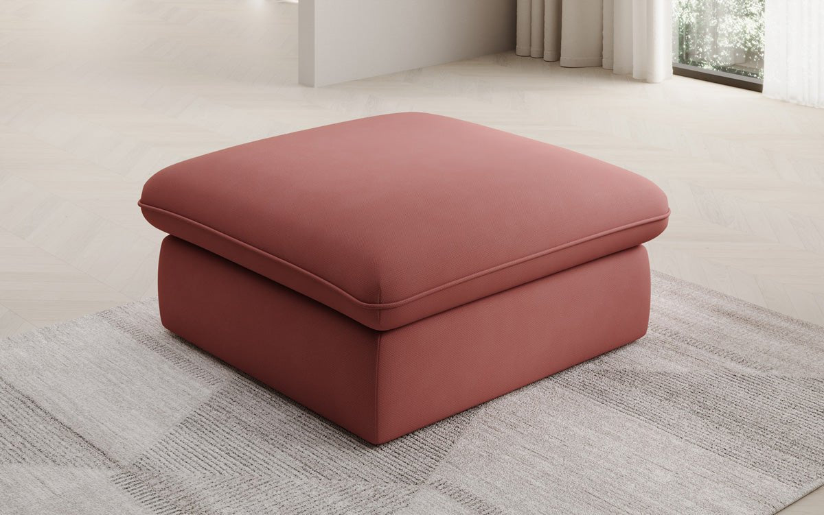 Gemütlicher Cuddle Beistellhocker, 90x90cm, Stoffbezug, Komfort für Ihr Zuhause