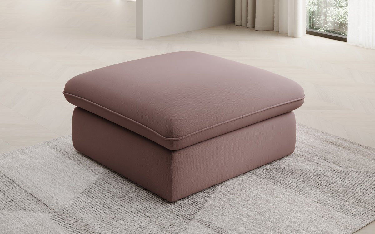 Gemütlicher Cuddle Beistellhocker, 90x90cm, Stoffbezug, Komfort für Ihr Zuhause