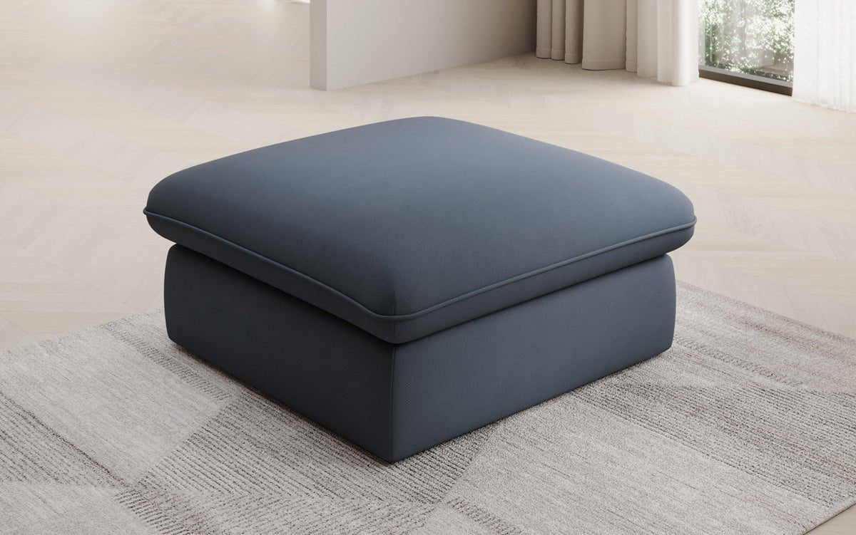 Gemütlicher Cuddle Beistellhocker, 90x90cm, Stoffbezug, Komfort für Ihr Zuhause